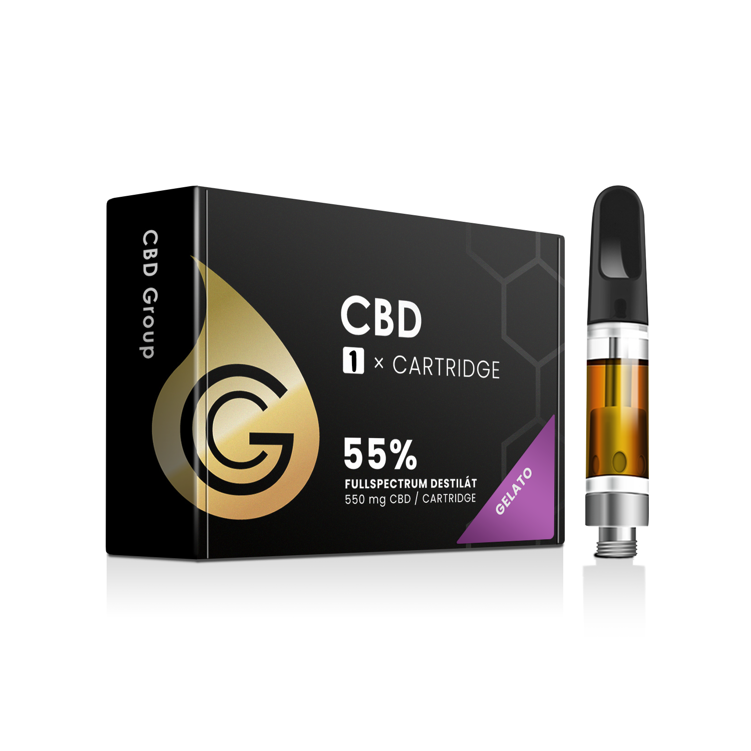 CBD вейп пълнител Gelato 55% – CBD GROUP