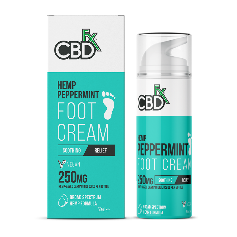 CBD крем за крака Peppermint CBDfx 250мг