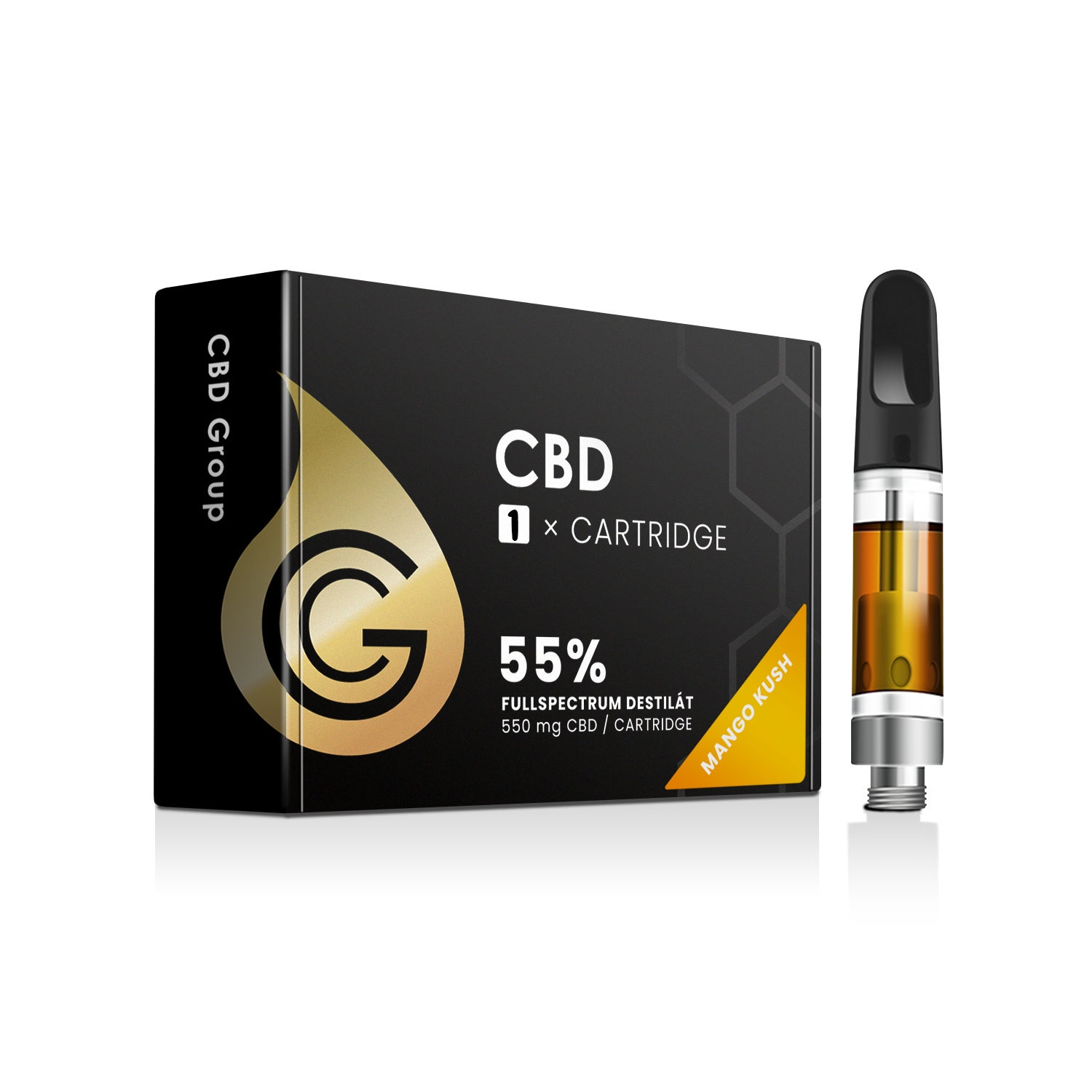 CBD вейп пълнител Mango Kush 55% – CBD GROUP