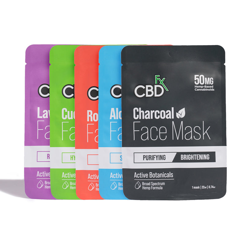 CBD маска Activated Charcoal CBDfx 50мг