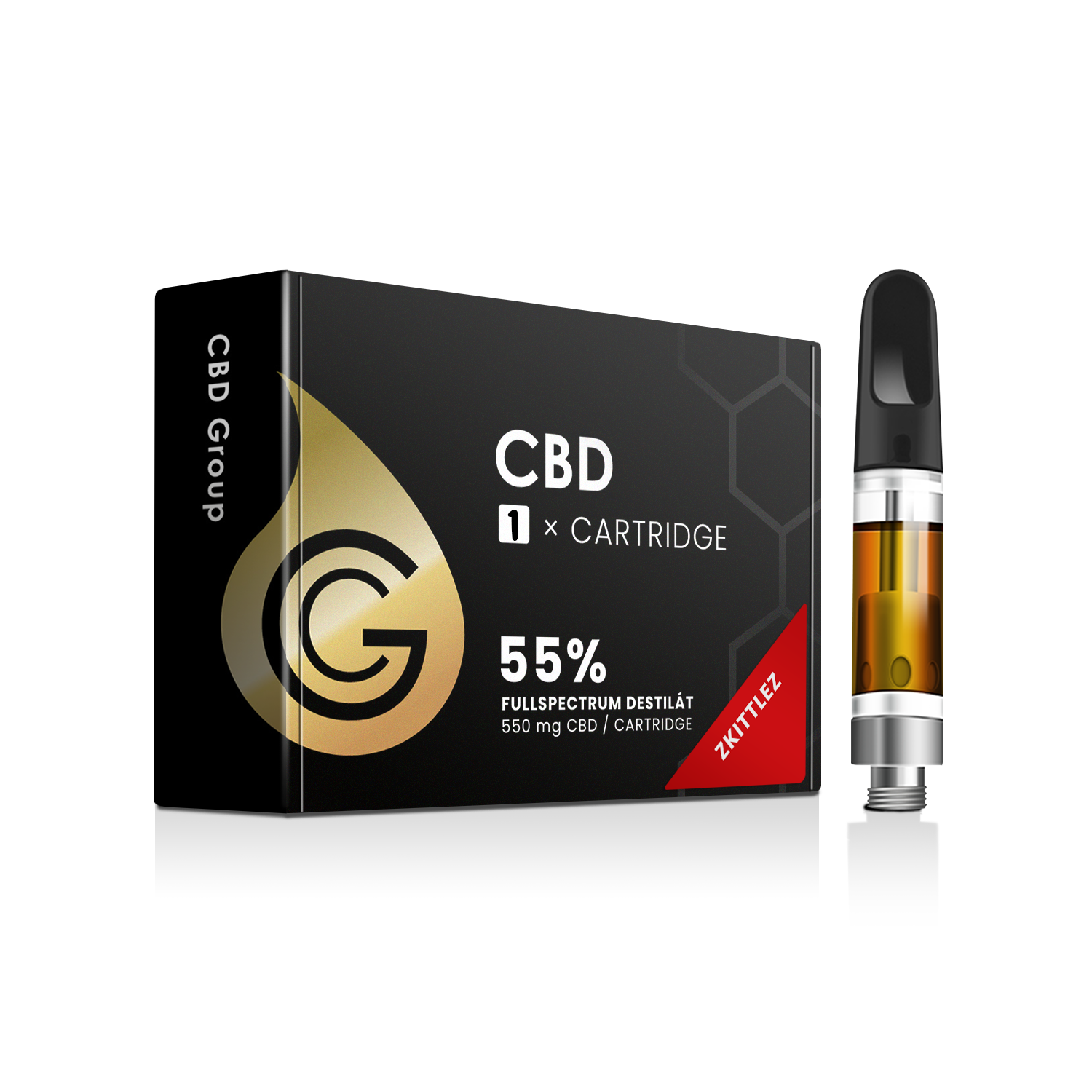 CBD вейп пълнител Zkittlez 55% – CBD GROUP