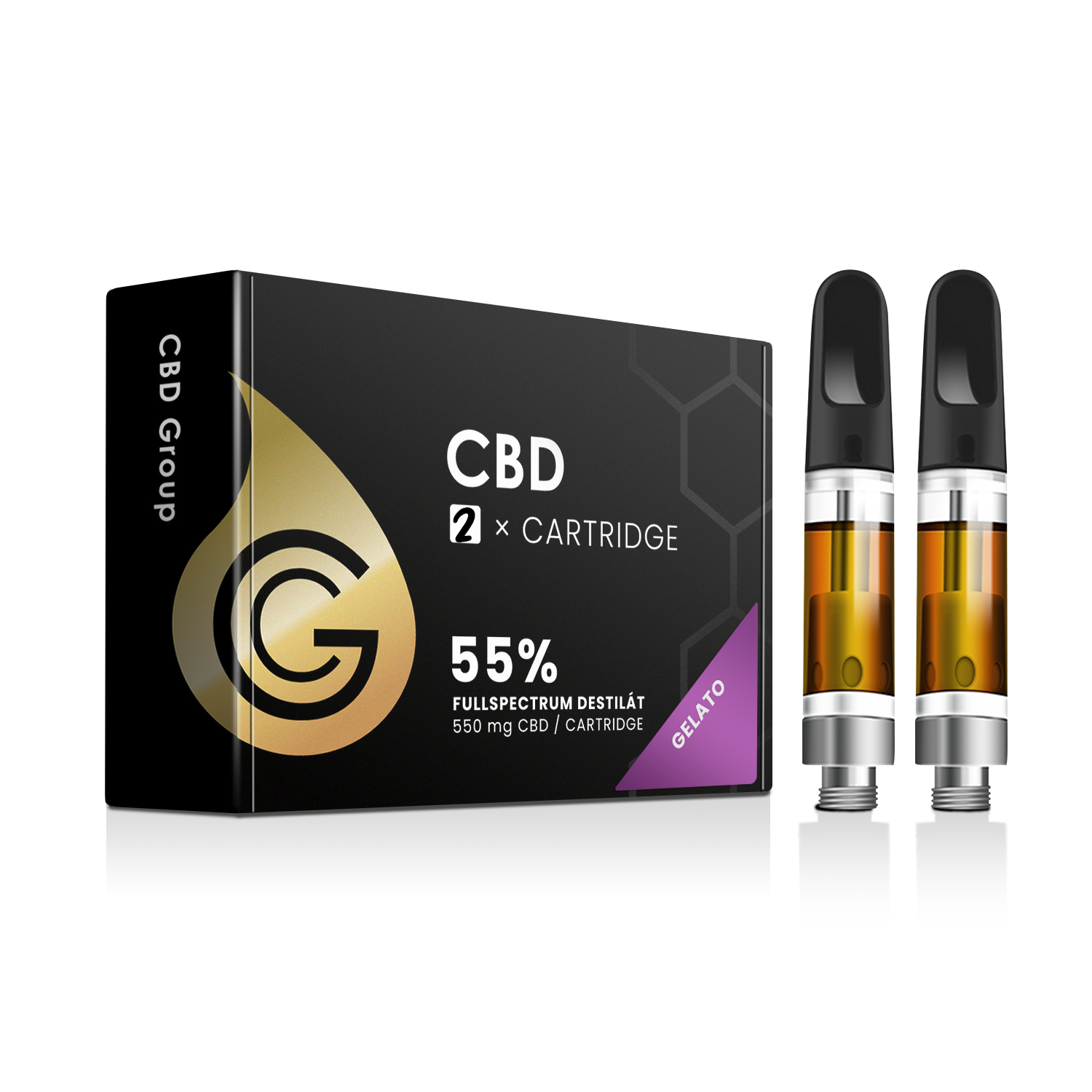 CBD вейп пълнители Gelato 55% – CBD GROUP