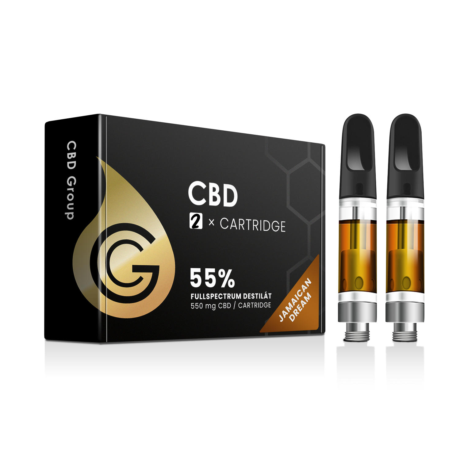 CBD вейп пълнители Jamaican Dream 55% – CBD GROUP