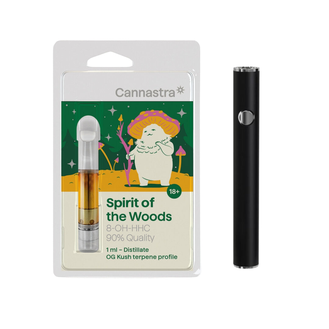 8-OH-HHC Spirit of the Woods 90% (OG Kush) Cannastra и батерия CANNBRO