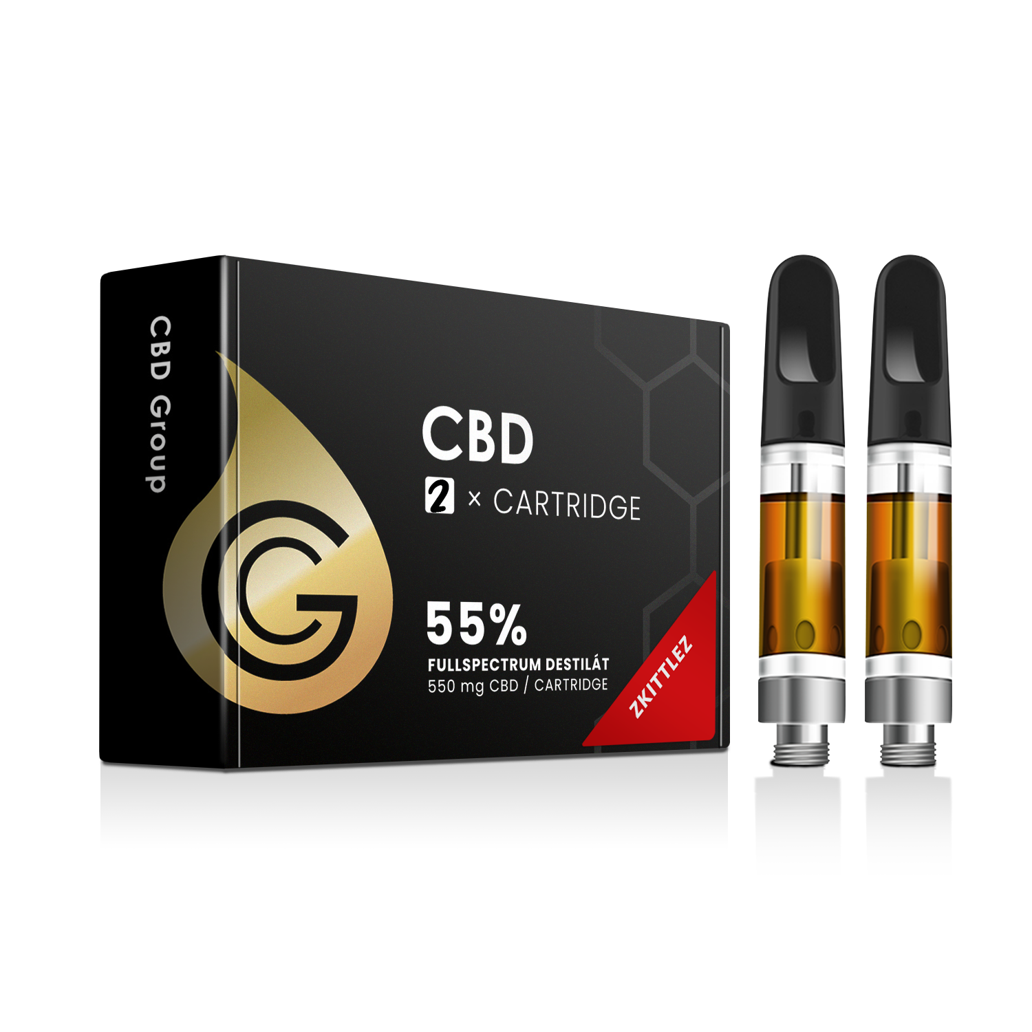 CBD вейп пълнители Zkittlez 55% – CBD GROUP