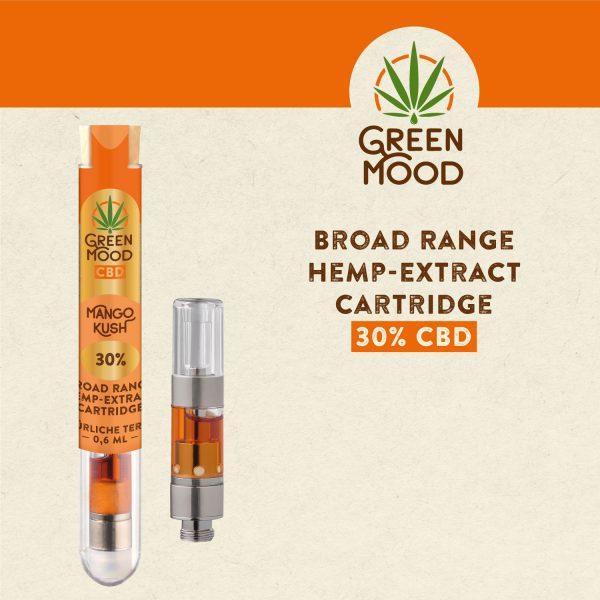 GREEN MOOD CBD CARTRTIDGES 30%