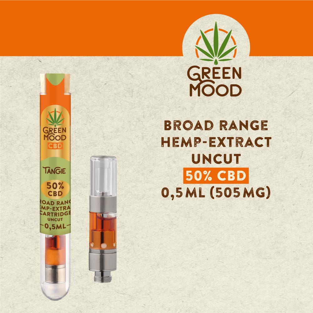 GREEN MOOD CBD CARTRTIDGES 50%