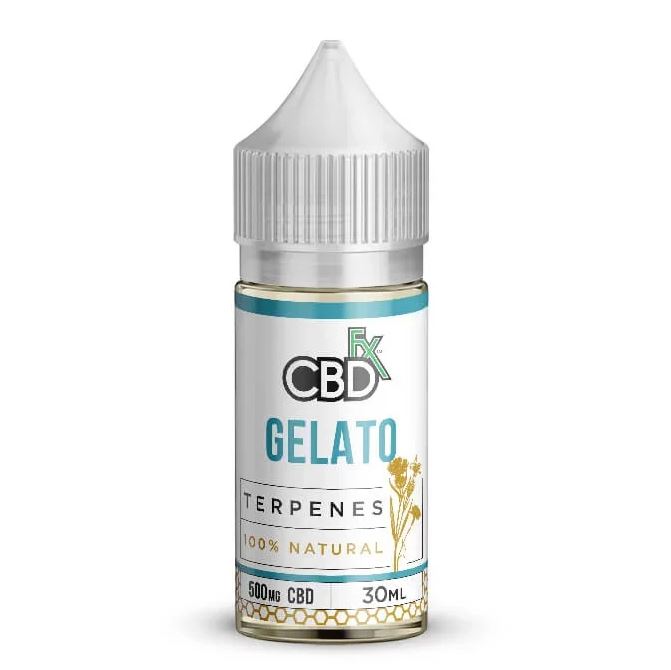 CBD вейп е-течност с терпени Gelato CBDfx 500мг