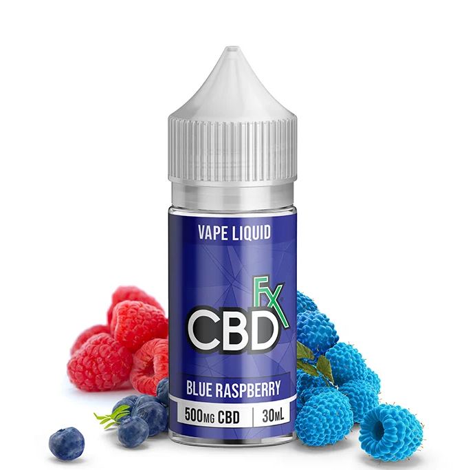 CBD Вейп е-течност Blue Raspberry CBDfx 500мг