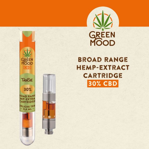 GREEN MOOD CBD CARTRTIDGES 30%