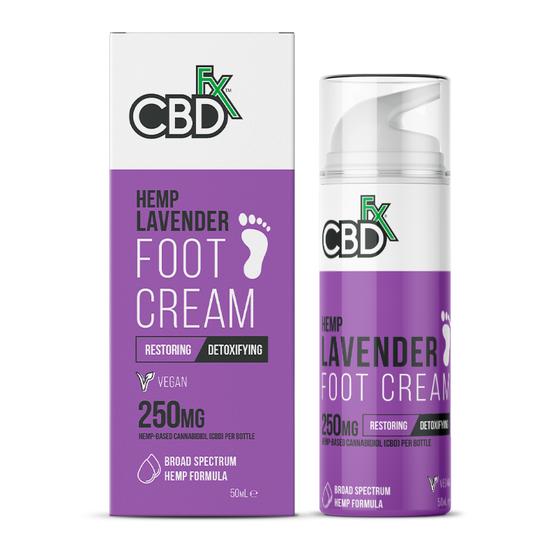 CBD крем за крака Levender CBDfx 250мг