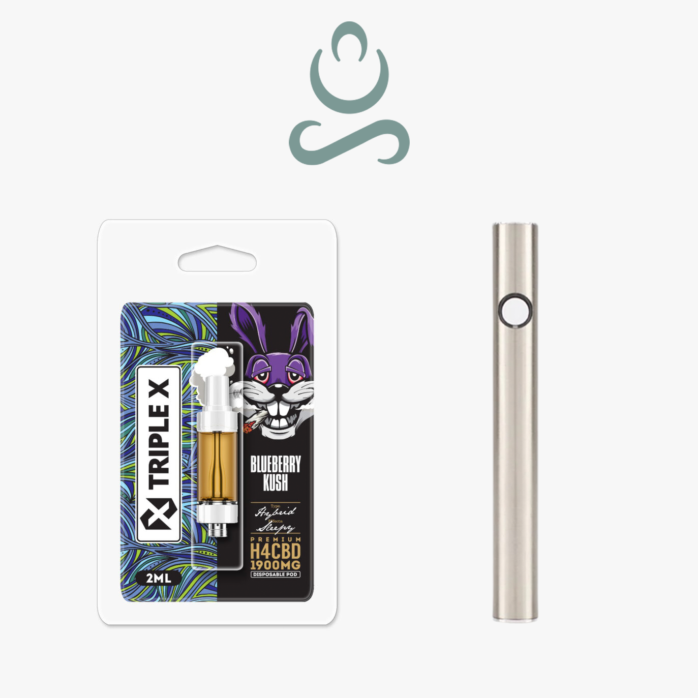 TRIPLE X - Blueberry Kush 2ml и Premium USB батерия