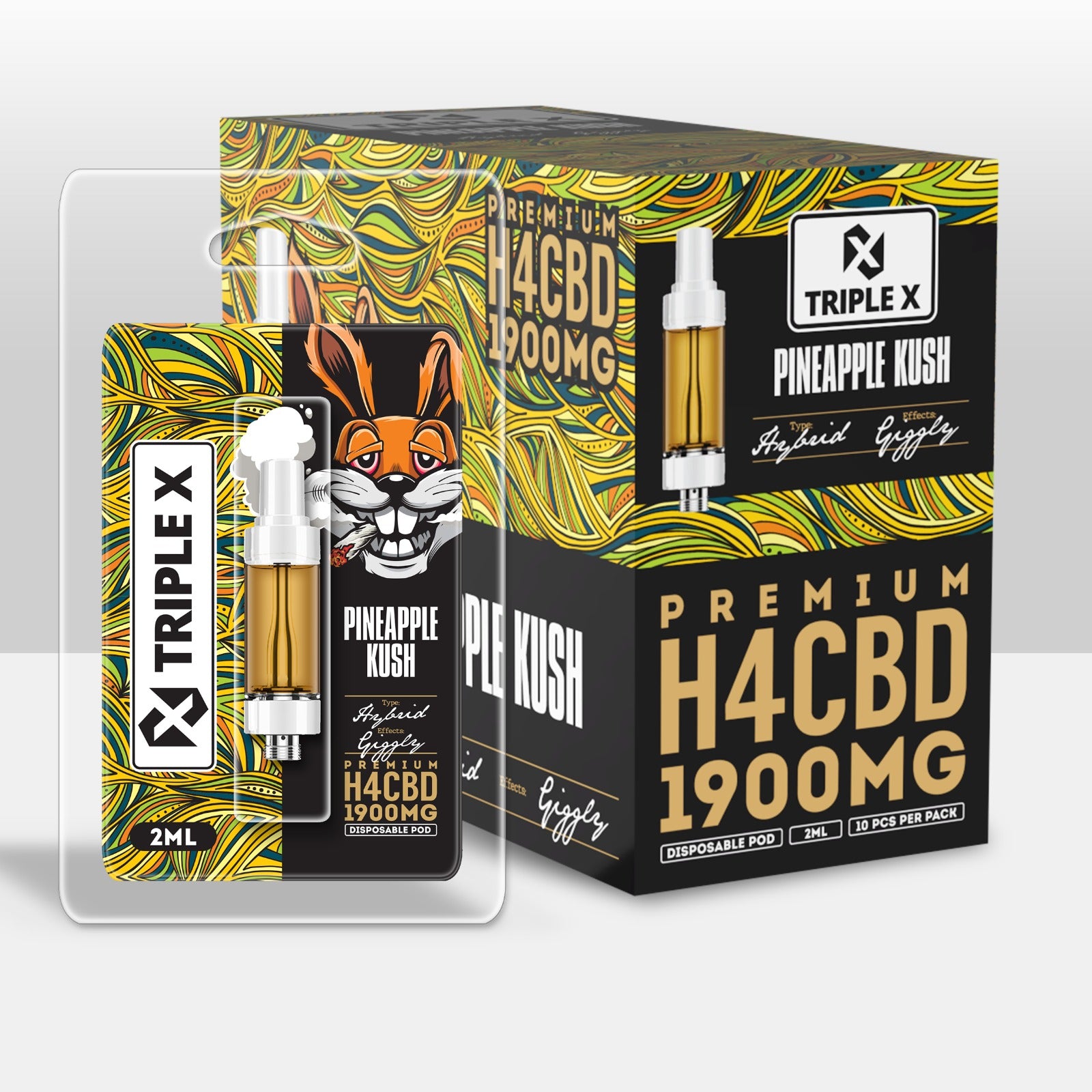 TRIPLE X - H4CBD Pineapple Kush 2ml