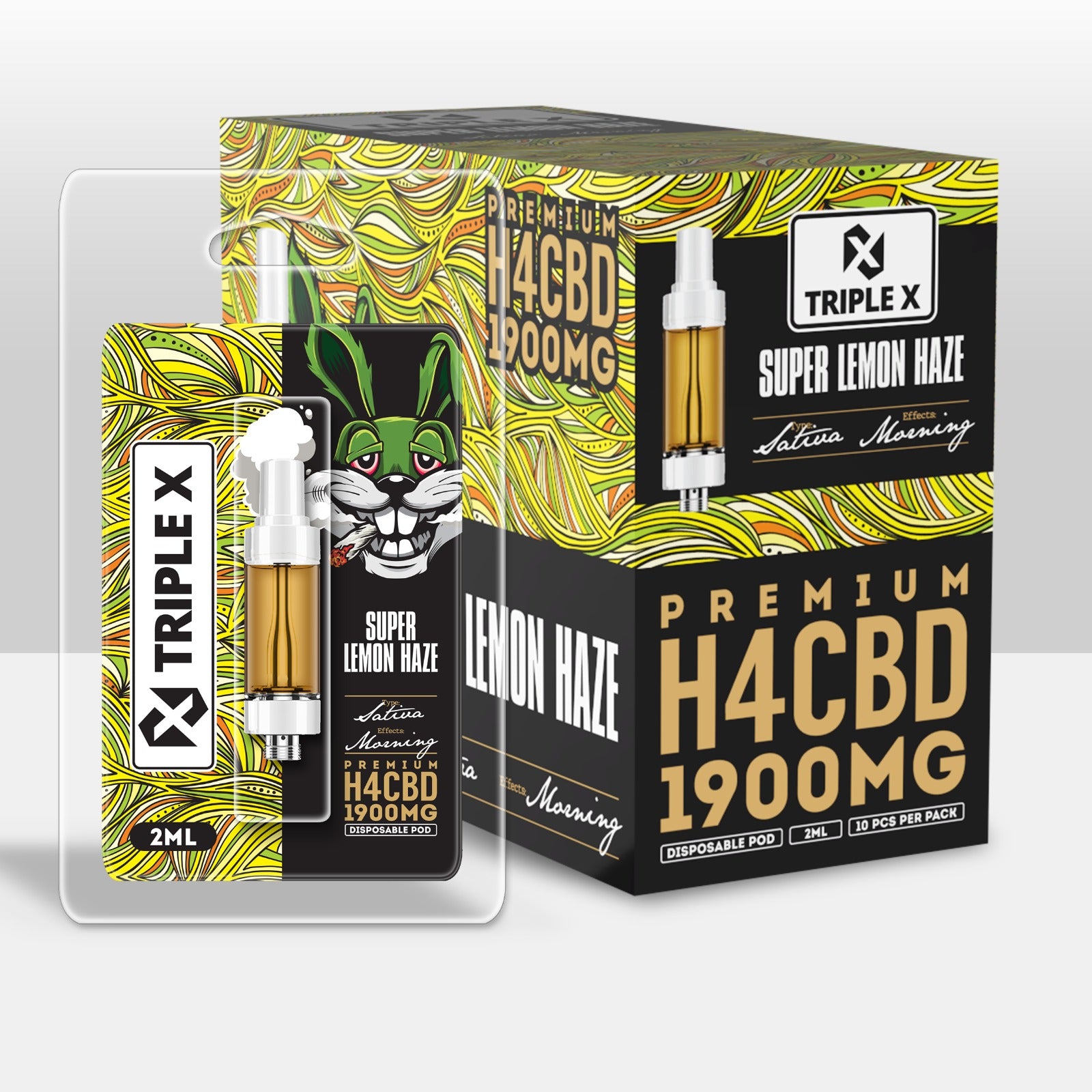 TRIPLE X - H4CBD Super Lemon Haze 2ml