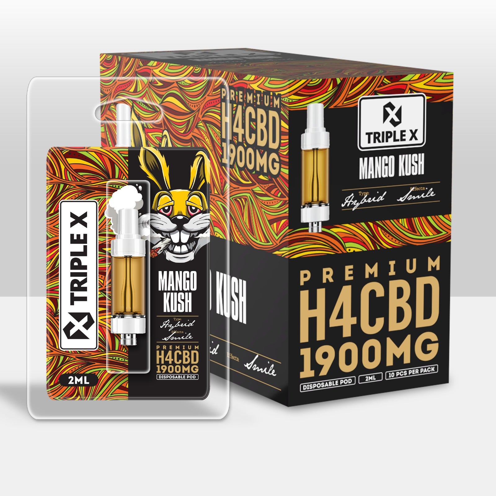 TRIPLE X - H4CBD Mango Kush 2ml