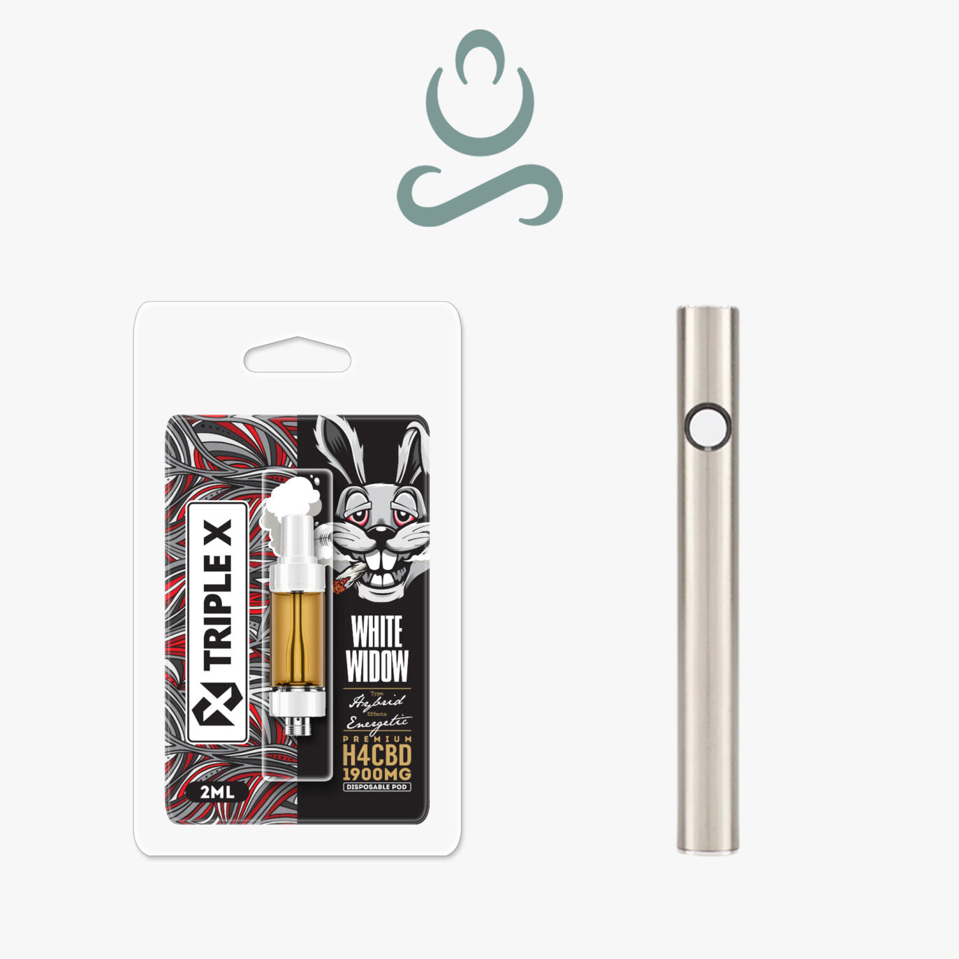 TRIPLE X - H4CBD White Widow 2ml и Premium USB батерия