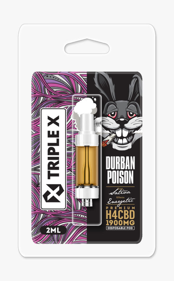 TRIPLE X - H4CBD Durban Poison 2ml