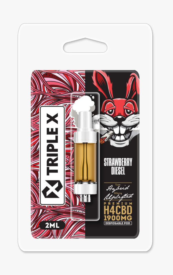 TRIPLE X - H4CBD Strawberry Diesel 2ml